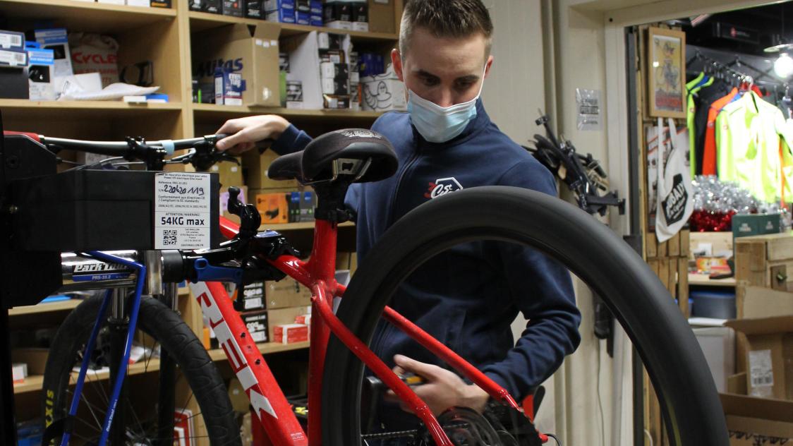 Velo coup de clearance pouce